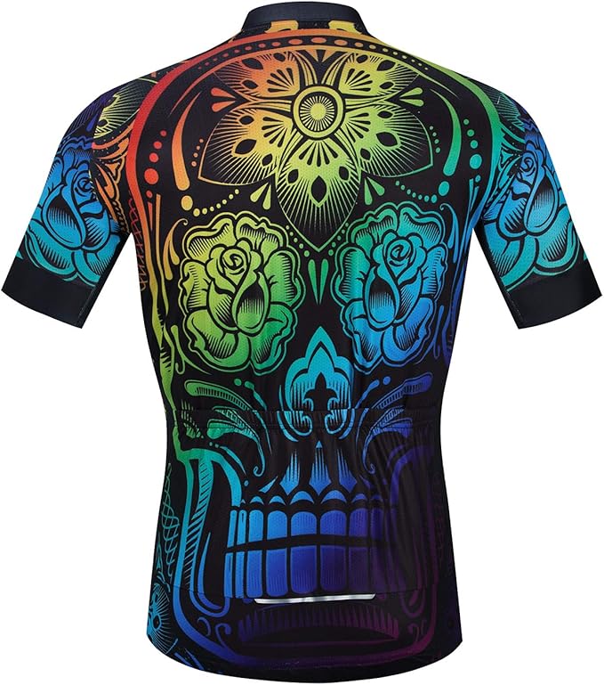 Hotlion Summer Cycling Jersey Men Mountain Bike Jersey Quick Dry Bicycle Shirt Short Sleeve Cycling Clothing
