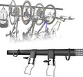 Adjustable Garage Bike Rack – Heavy-Duty Vertical Wall Mount Storage for 4 Bikes & 4 Helmets, Space-Saving Design, 1000 lbs Weight Capacity