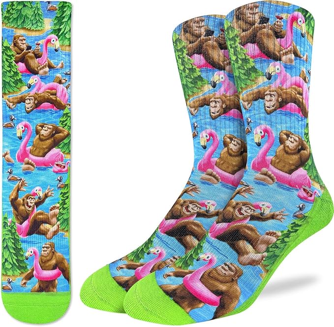 Good Luck Sock Novelty Crew Socks for Adults - For Men, Women and Teens