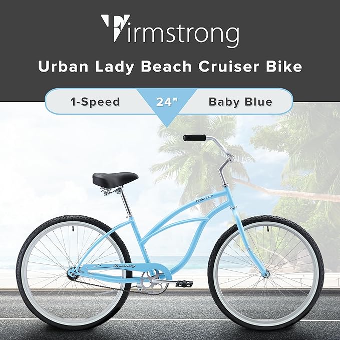 sixthreezero Urban Lady Beach Cruiser Bike, Women's 3 Speed Hybrid Bicycle