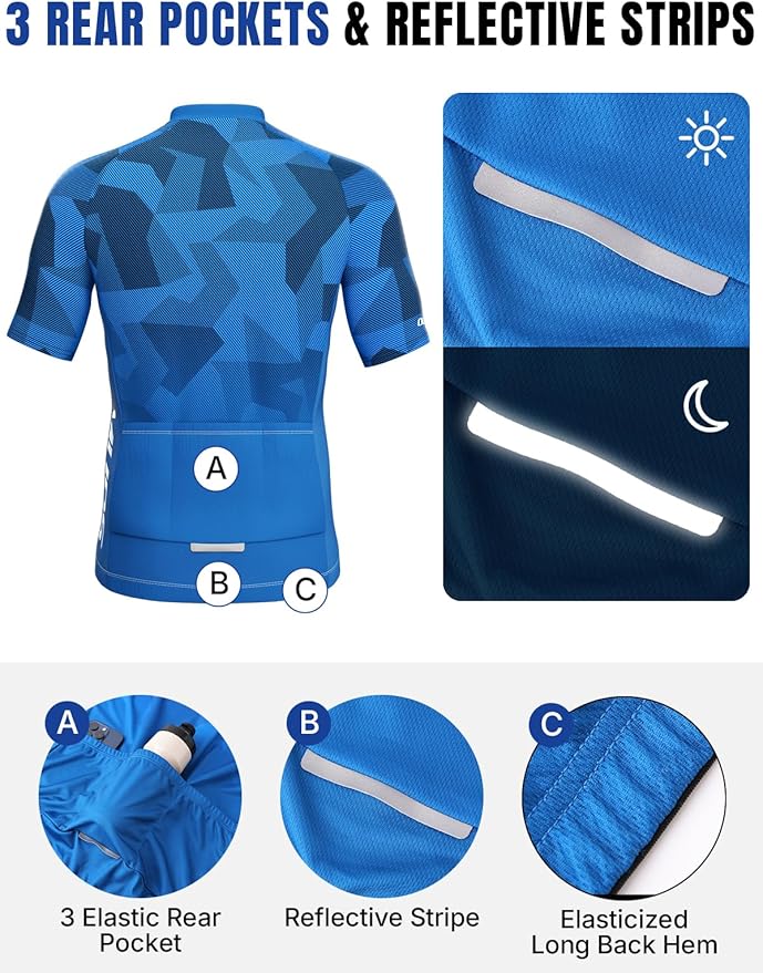 Cycling Jersey Set Short Sleeve Suits Men Bike Clothing Road Bicycle Shorts Padded Outfits