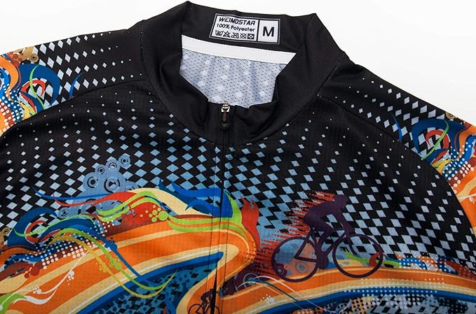 Hotlion Summer Cycling Jersey Men Mountain Bike Jersey Quick Dry Bicycle Shirt Short Sleeve Cycling Clothing