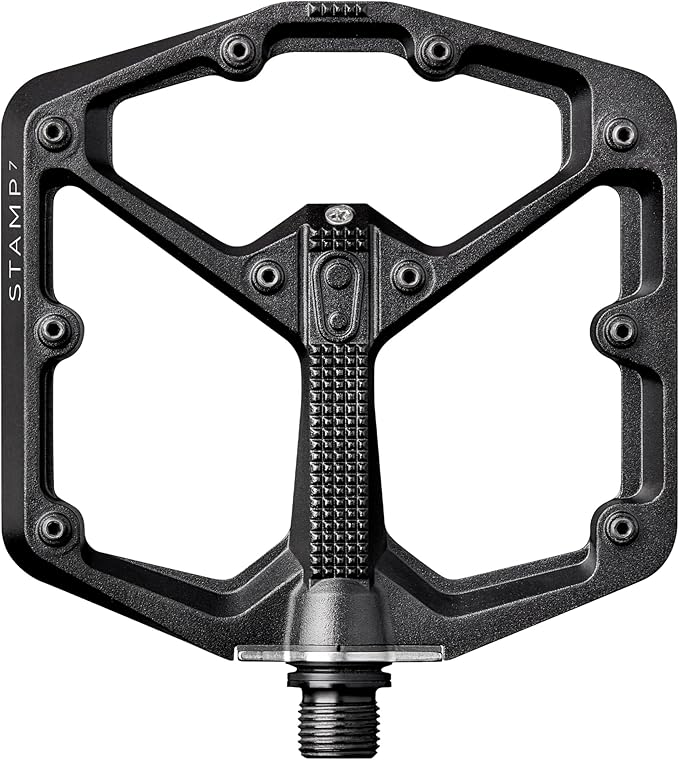 Crankbrothers Stamp Flat MTB Pedals - Size-Specific, Lightweight, Versatile, Durable Bike Pedals