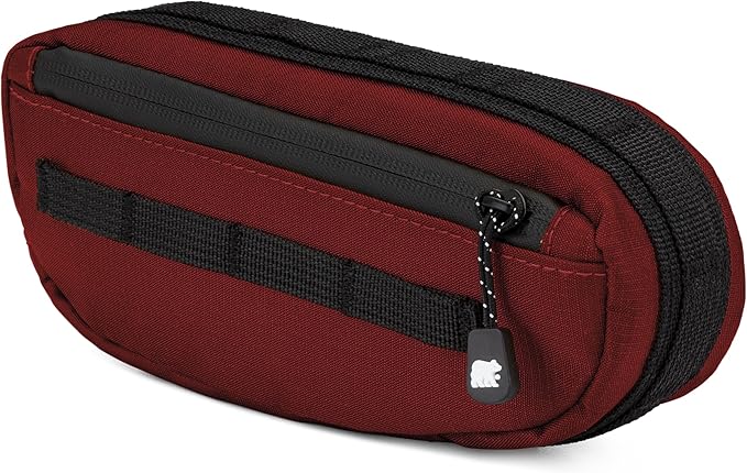 Bike Frame Bag – Waterproof Zippers and Water-Resistant Fabric, Dual Storage Compartments, Adjustable Straps – Fits All Frame Sizes, Perfect for Cycling, Commuting, and Adventure Rides (Rust)