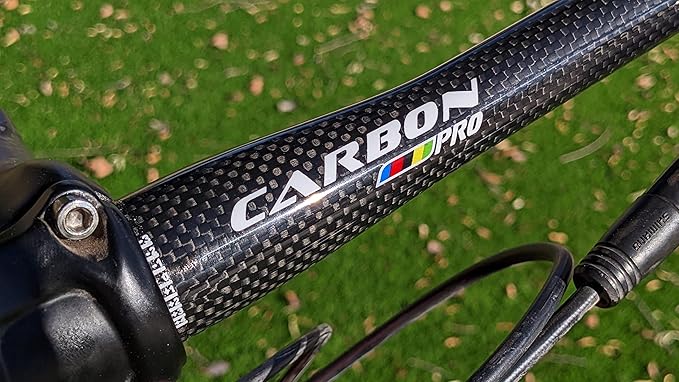 Carbon Handlebars, Mountain Bike Handlebars, Riser Bars 31.8mm 3K Matt Glossy 680mm 700mm 720mm 740mm 760mm MTB Handlebars for Mountain Bikes,Road Bike
