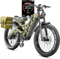 eAhora Romeo Pro 3/2 [2026] 46-50 Mph Electric Bike for Adults, Peak 5600W Dual Motor Ebike, 60V/52V 80Ah/70Ah 250 Miles Long Range E Bike, 26”*4.0 Fat Tire Air Full Suspension Off-Road E-Bike