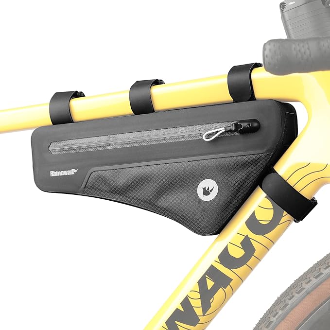 Rhinowalk Bike Frame Bag Bicycle Triangle Bag Waterproof Under Top Tube Bag Front Storage Pouch Bikepacking