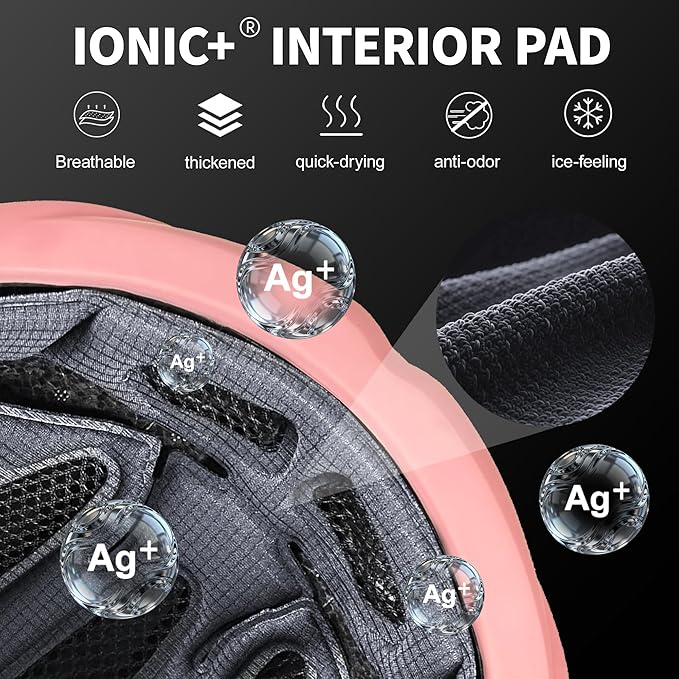 LUMDEER Adult Bike Helmet for Men and Women-Magnetic Taillight, Magnetic Clasps, Lightweight Shockproof, CPSC Safety Certified for Aerodynamic Road Cycling, Mountain Biking & Cyclocross Helmet