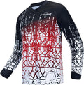 PSPORT Men's Motocross Jersey Long Sleeve Motocross Shirt Men Mountain Dirt Bike Jersey Downhill Riding Racing Clothing Tops