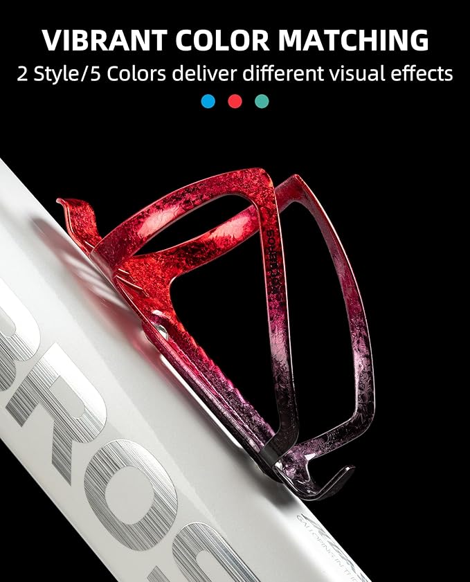 ROCKBROS Bike Water Bottle Holder Red*2