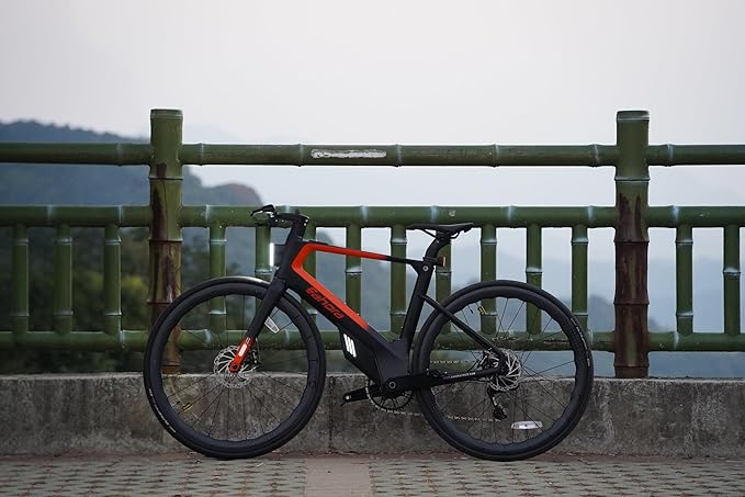Eahora Urace Convertible Full Carbon E-Road Bike, T800 Carbon Fiber Frame, 360WH Hidden Battery, 250W Hub Motor, 11-Speed Electronic Shifting, 700C Racing & Training Road Ebike for Beginners to Pros