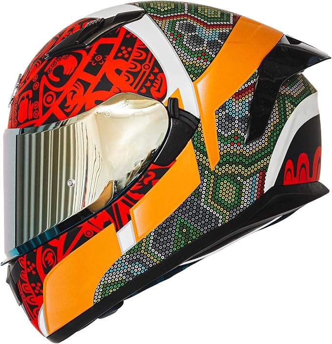 HAX Obsidian Full Face Dual Visor Adult Motorcycle Helmet for Motorbike Street Bike with Pinlock Ready DOT Approved HUICHIOL Green S