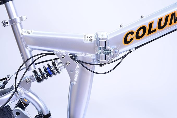 Columba 26 Inch Alloy Folding Bike w.18 Speed & Double Suspension