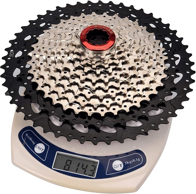 CYSKY 8/9/10/11/12-Speed Cassette 11-25T/28T/32T/34T/36T/40T/42T/46T/50T/52T Bike Sprocket Freewheel Compatible with Shimano, Sram HG Hub, Fit for Mountain Bike, Road Bike, MTB Cassette