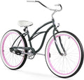 sixthreezero Urban Lady Beach Cruiser Bike, Women's 3 Speed Hybrid Bicycle