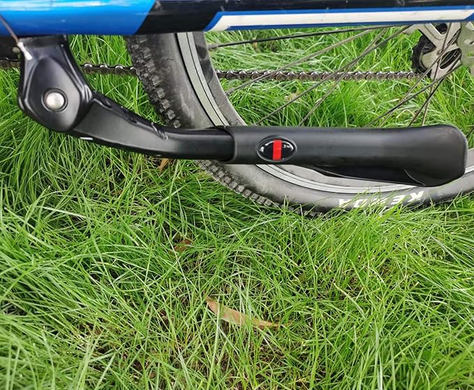 Bike Kickstand Aluminium Adjustable Center Bicycle Kickstand suitable Rear Side Bicycle Kickstand Fit for 26" 27.5" 29" 700C Bike Kick Stand for Bicycles Kickstand