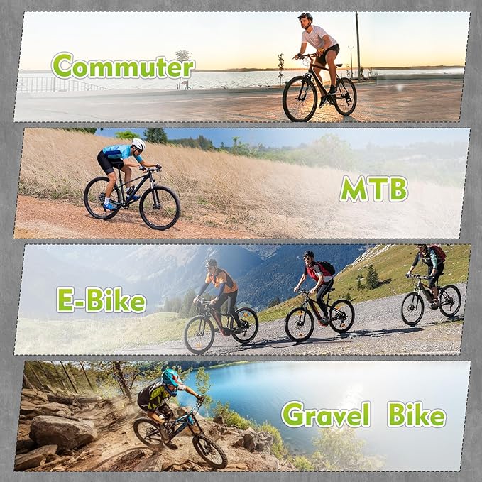 BUCKLOS 25.4/31.8mm Mountain Bike Handlebars Flat/Riser Bar, Aluminum Alloy MTB Handlebar 660/720/780mm, Premium Matter Mount Bikes Bicycle Handle Bar