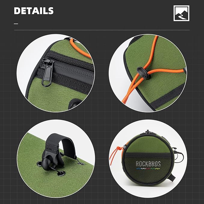 ROCKBROS ROAD TO SKY Bike Handlebar Bag Bicycle Front Bag Bag Storage Bag Lightweight & Sturdy Bicycle Handlebar bag for Road Mountain Bike 2L