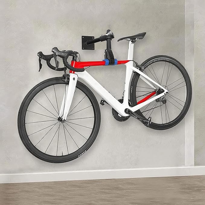 Bike Repair Stand – Heavy-Duty Floor Mounted Bicycle Maintenance Rack with Adjustable Height & 360° Rotating Clamp – Professional Bike Work Stand for Home, Garage & Workshop