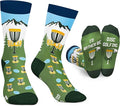 FOURSTUFF Ski, Cycling, Basketball, Golf, Pickleball, Softball, Volleyball, Wrestling, Soccer - Sports Socks for Women Men