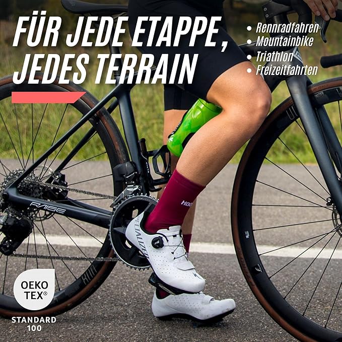 HOOF - Cycling Socks for Men & Women - Lightweight, Breathable & Anti-Blister