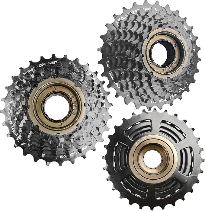 VERKSTAD 7/8 Speed Freewheels 14-32T/14-28T/13-32T/13-28T Bike Freewheel Threaded Type Cycling Replacement Part for Mountain Bike Road Bike