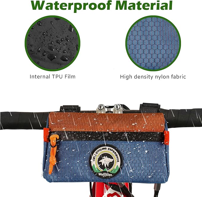 Bike Handlebar Bag,Kids Bicycle Front Basket Pack,Waterproof Bikes Bag,Small Bicycle Handle Bar Bag for Boys Girls Men Women