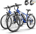 ASKGO Electric Bike for Adults, 1500W Peak Motor, 25Mph, 65Miles, 48V 10AH Removable Battery, 26“ Mountain Ebike with 7-Speed Gear for Beach Snow Commuter