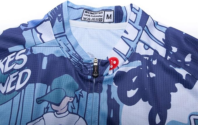 Bike Bicycle Tops Men's Cycling Jerseys Full Zipper MTB Clothing Cycle Clothes