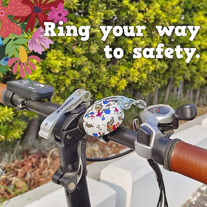 ONIPAX Bike Bell Classic Loud Crisp Bicycle Bells for Cruiser Bike Beach Bike Women