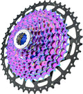VG SPORTS 8/9/10/11/12 Speed Ultra-Light Bike Cassette for Mountain Bike 11-40T/11-42T/11-46T/11-50T/11-52T MTB Cassette Lightweight Aluminum Bracket Cassette