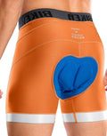 Bikewa Men's Cycling Underwear with Anti-Slip Leg Grips 4D Padded Bike Shorts MTB Liner for Bicycle Biking Riding