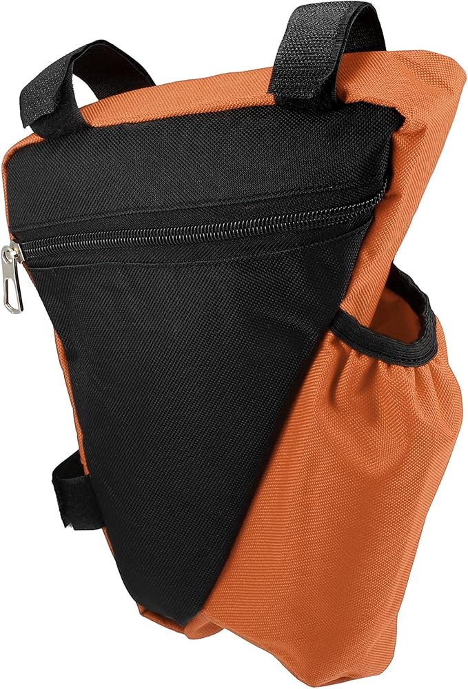 X AUTOHAUX Bike Triangle Frame Bag with Bottle Holder Cycling Storage Bag for Road Mountain Bikes