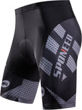 sponeed Men's Cycling Shorts Padded Bicycle Riding Pants Bike Biking Clothes Cycle Wear Tights