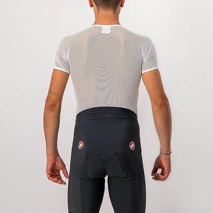 CASTELLI Men’s Core Mesh 3 Short Sleeve, Ultra-Lightweight Moisture-Wicking Base Layer for Hot-Weather Road Cycling