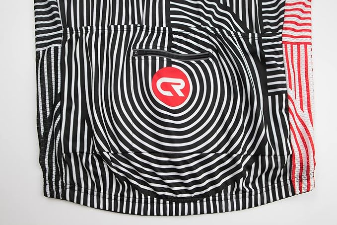 Coconut Ropamo CR Mens Cycling Jersey Short Sleeve Road Bike Shirt with 3+1 Zipper Pockets Breathable Quick Dry