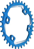 Funn Solo Narrow Wide Chainring for 9 10 11 12 Speed Chain, Fits Asymmetric 96mm BCD Interface Crankset, Single Speed Bike Chain Ring for MTB, BMX Bike, Gravel Bike and Road Bike