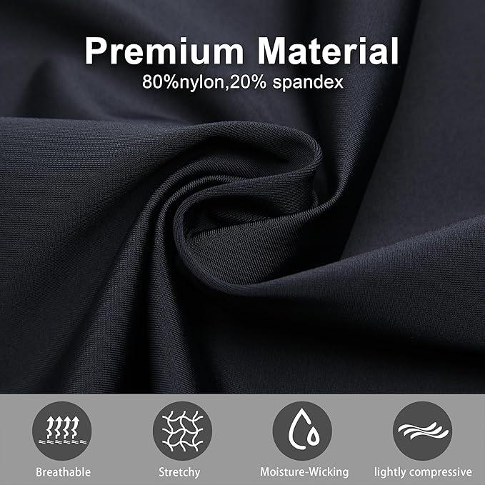 Men's Cycling Shorts with Zipper Pockets 4D Padded Bike Shorts for Men with Non-Slip Grips Reflective Elements