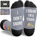 Zmart Transportation Gifts for Adult - Train Race Car Truck Bicycle Motorcycle Socks for Men