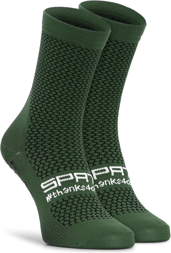 SOKZ2 Long Cycling Socks Performance Fit with Silicone Grippers Moisture Wicking Ideal for Road Racing and Training