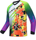 PSPORT Men's Motocross Jersey Long Sleeve Motocross Shirt Men Mountain Dirt Bike Jersey Downhill Riding Racing Clothing Tops
