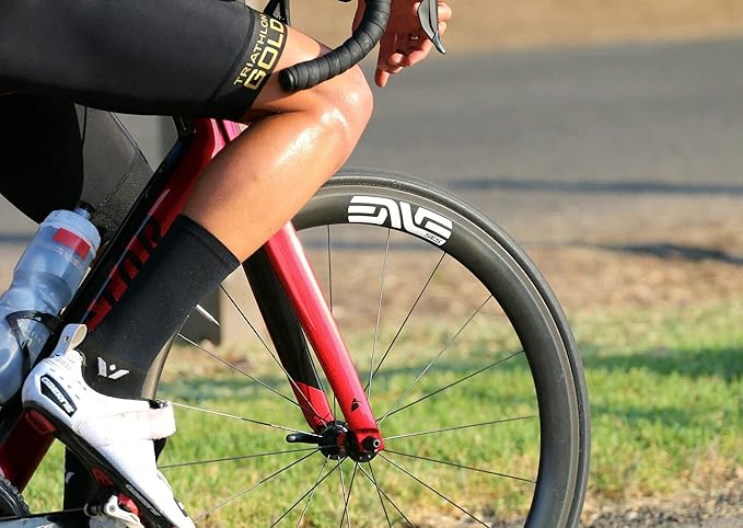 Swiftwick- ASPIRE Crew Cycling Socks, Firm Compression Fit, Moisture Wicking