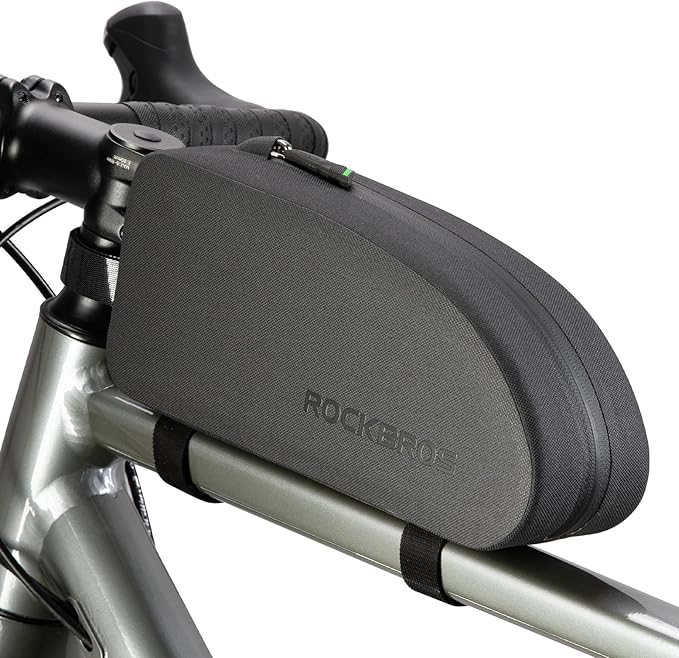 ROCKBROS Bike Top Tube Bag Bicycle Front Frame Bag Waterproof Bike Pouch Pack Bike Phone Bag Cycling Accessories Pouch for Mountain Road Bike Large