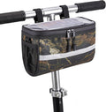 Camouflage Bike Handlebar Bag - Touchscreen Phone Holder, Secure Closure - Front Frame Pouch for Mountain/Road Bikes