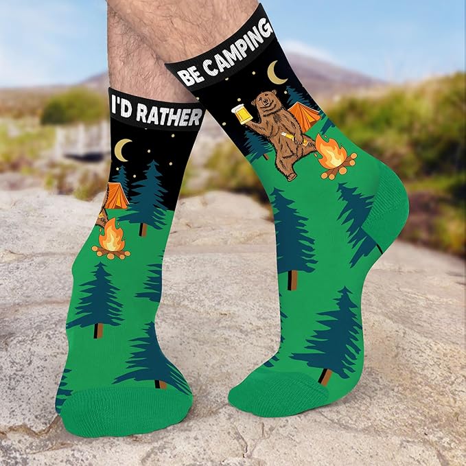 VICRAZY Hiking, Cycling, Camping Socks for Men, Women - Hiking, Bicycle, Camping, Bike Accessories, Stocking Stuffers