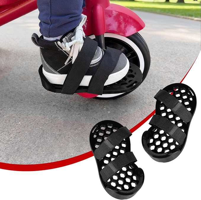 Adaptive Pedal Stabilizers - Adjustable Bike Pedals Foot Support for Mobility Aid, for Radio Flyer/for Schwinn Bike,Adjustable Foot Support Straps, Easy Install