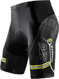 sponeed Men Bike Shorts Cushioned Biking Wear Gear Road Cycling Bottoms