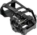 Venzo Bike Toe Clips Cages & Pedals - Compatible with Shimano SPD - Fixed or Adjustable Bicycle Toe Clips & Cleats for Fitness Indoor Exercise Bikes