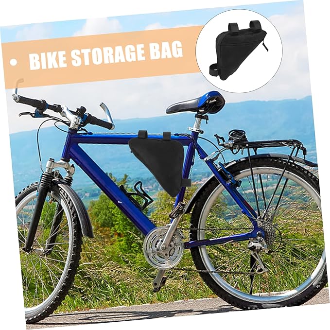 TOYANDONA Bike Frame Bag for Cycling Top Tube Storage Pouch Capacity Bike Accessory for Convenient and Design