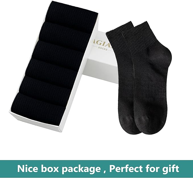 MAGIARTE Womens Mini Crew Ankle Socks Athletic Casual Cotton Socks for Women